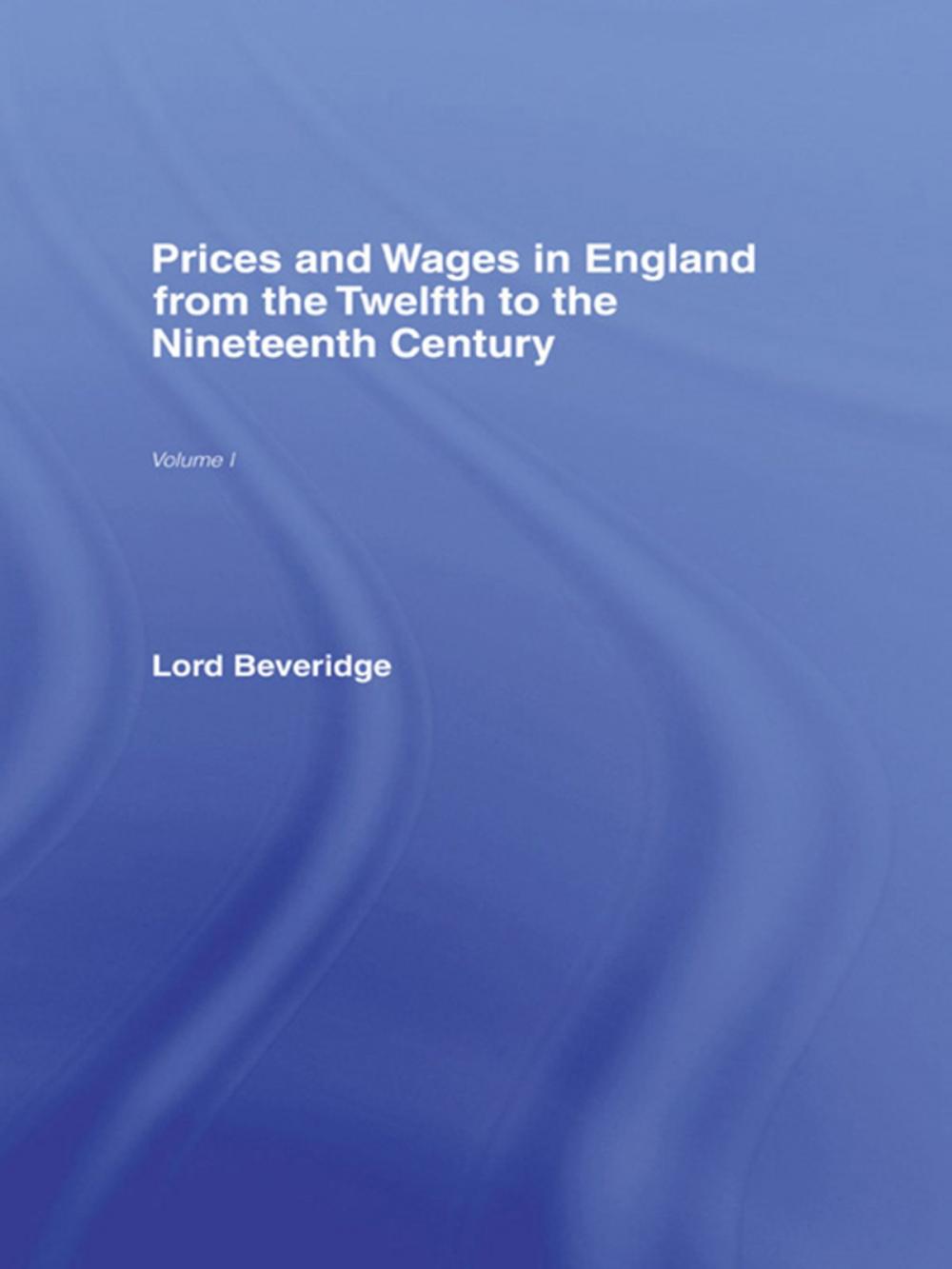 Big bigCover of Prices and Wages in England