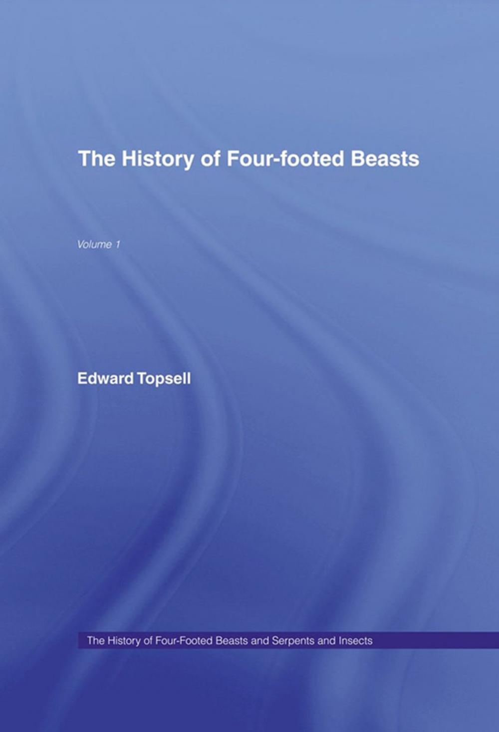 Big bigCover of History of Four Footed Beasts