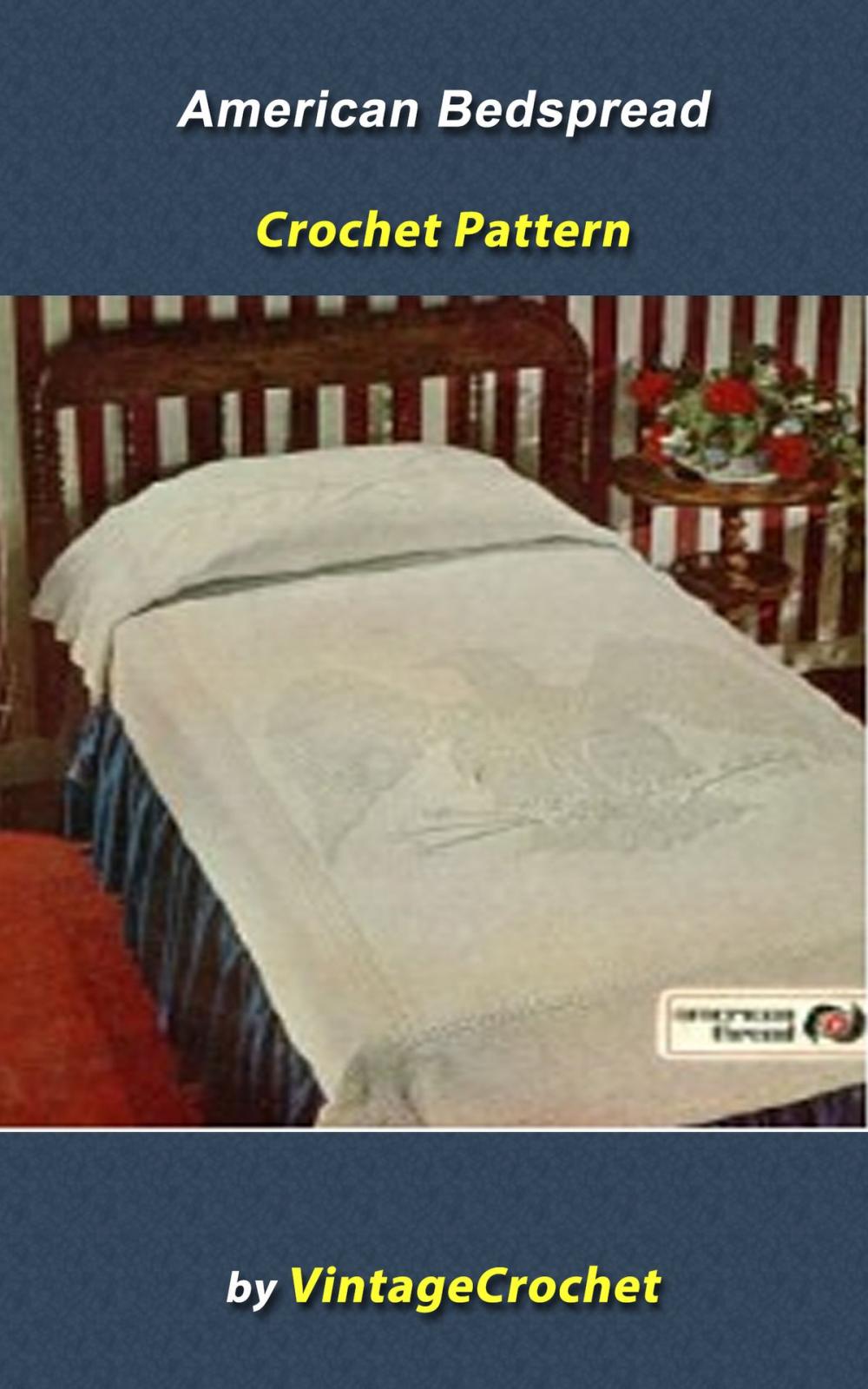 Big bigCover of Americana Bedspread Vintage Crochet Pattern