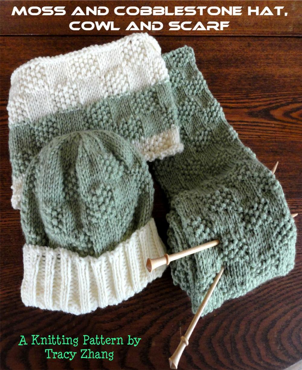 Big bigCover of Moss and Cobblestone Hat with Matching Cowl and Scarf