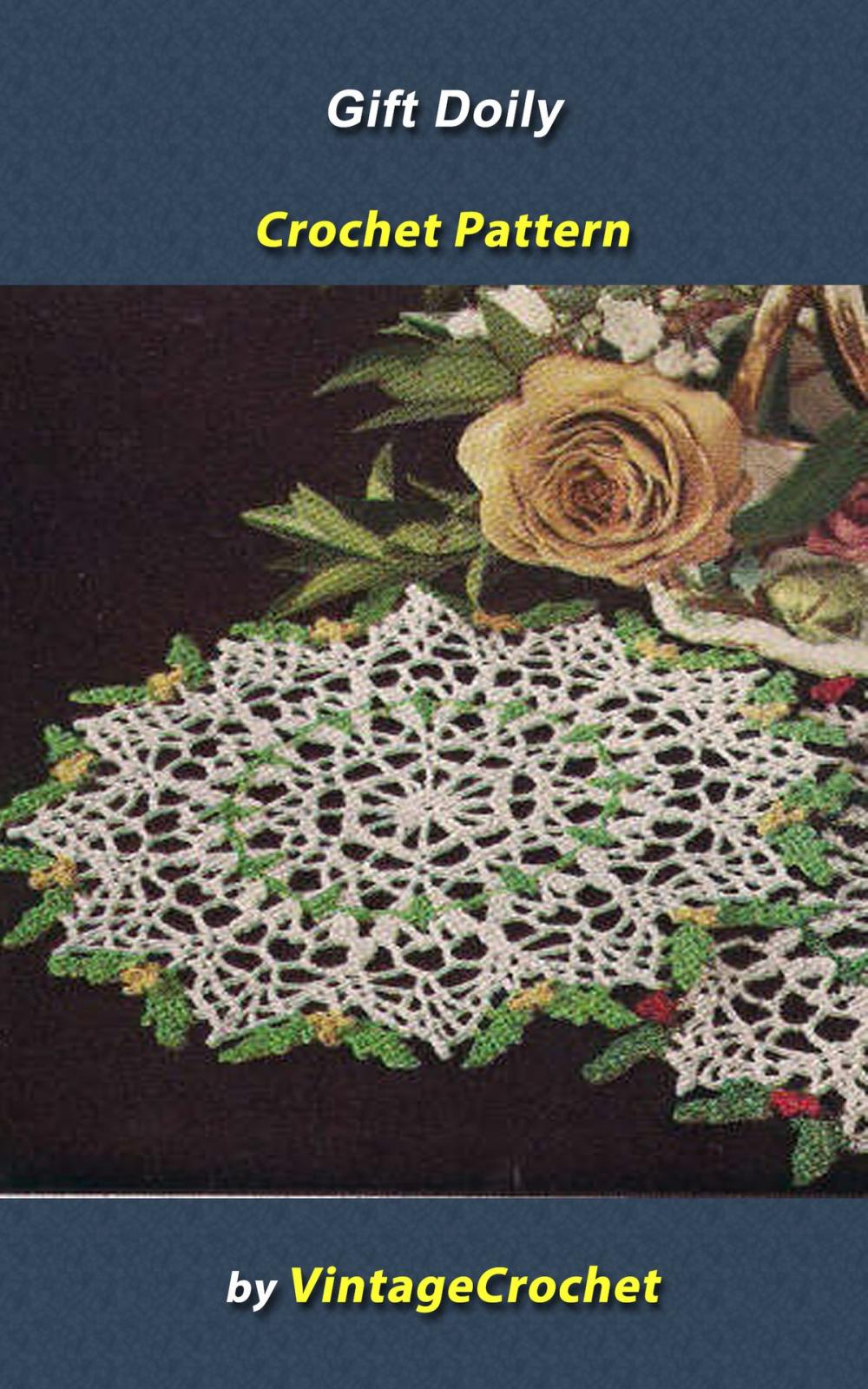 Big bigCover of Gift Doily Vintage Crochet Pattern