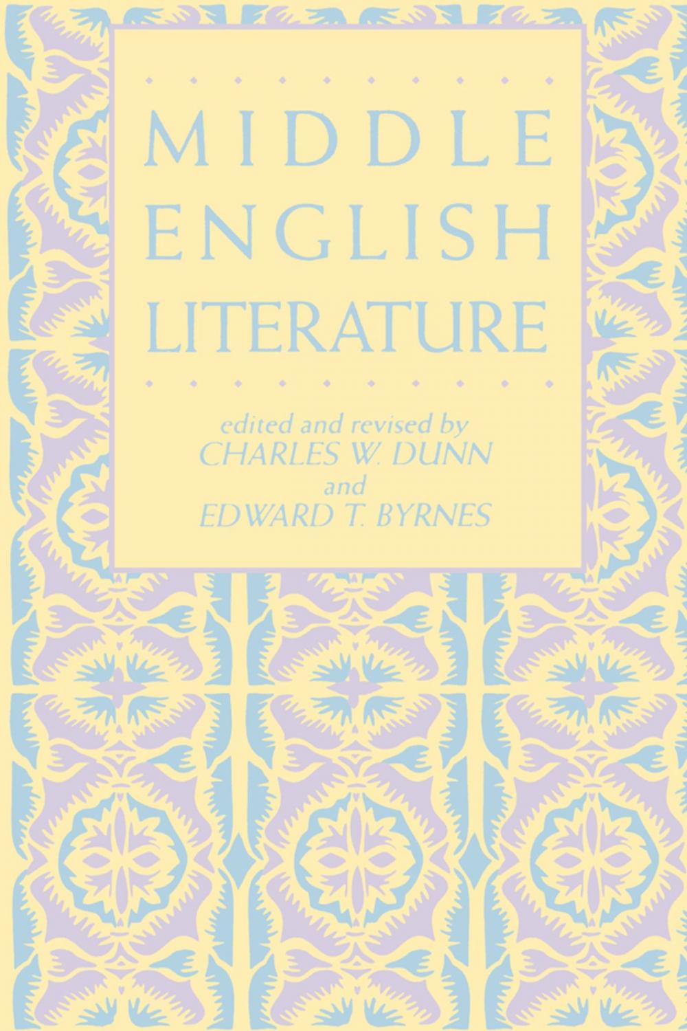 Big bigCover of Middle English Literature