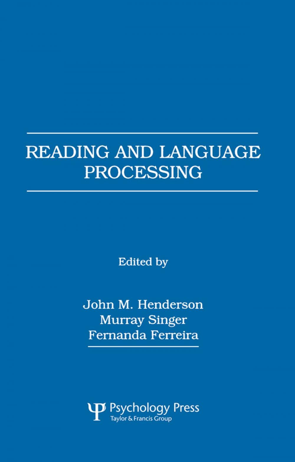 Big bigCover of Reading and Language Processing