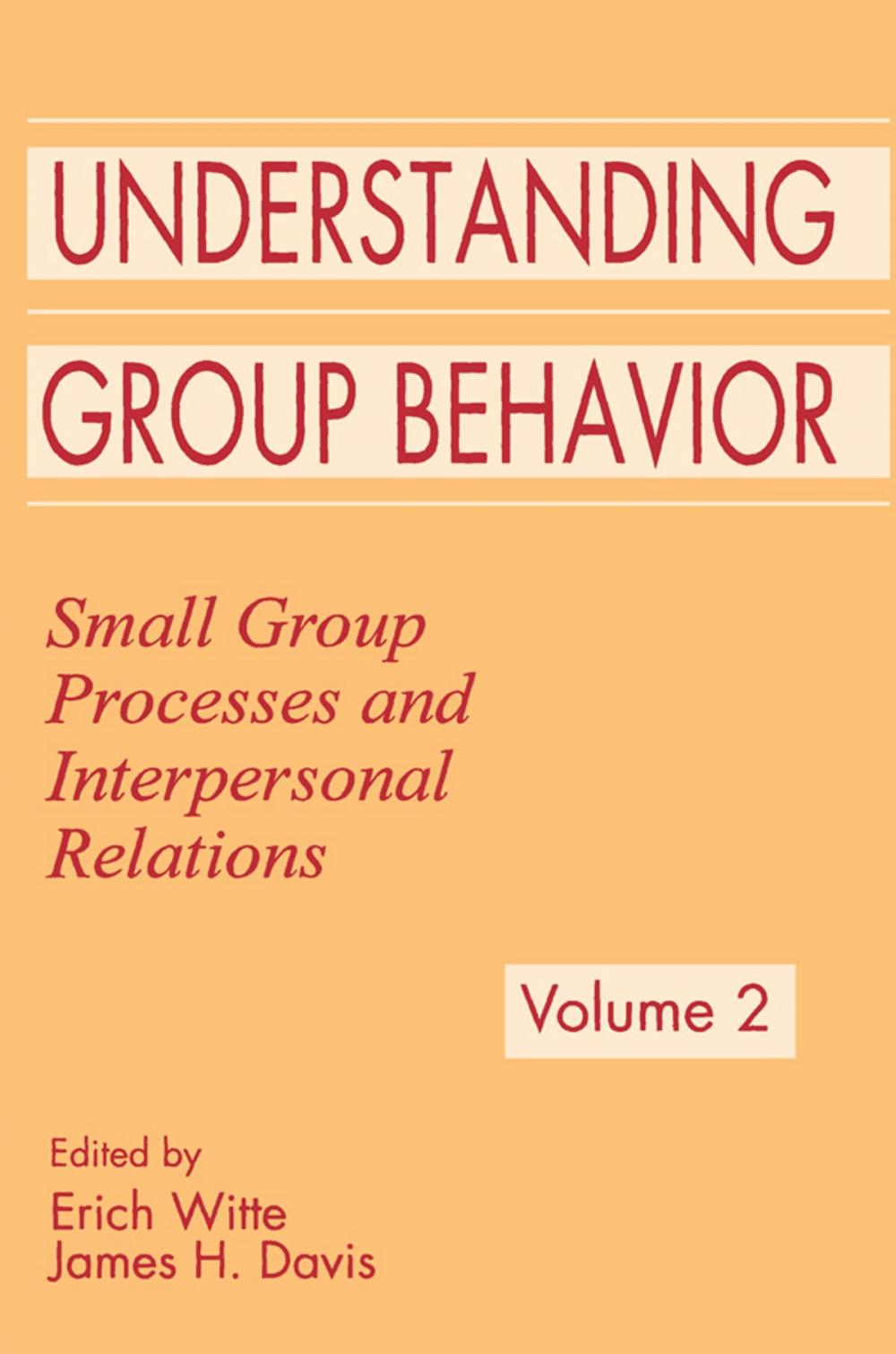 Big bigCover of Understanding Group Behavior