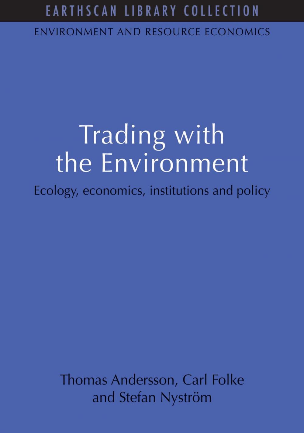 Big bigCover of Trading with the Environment