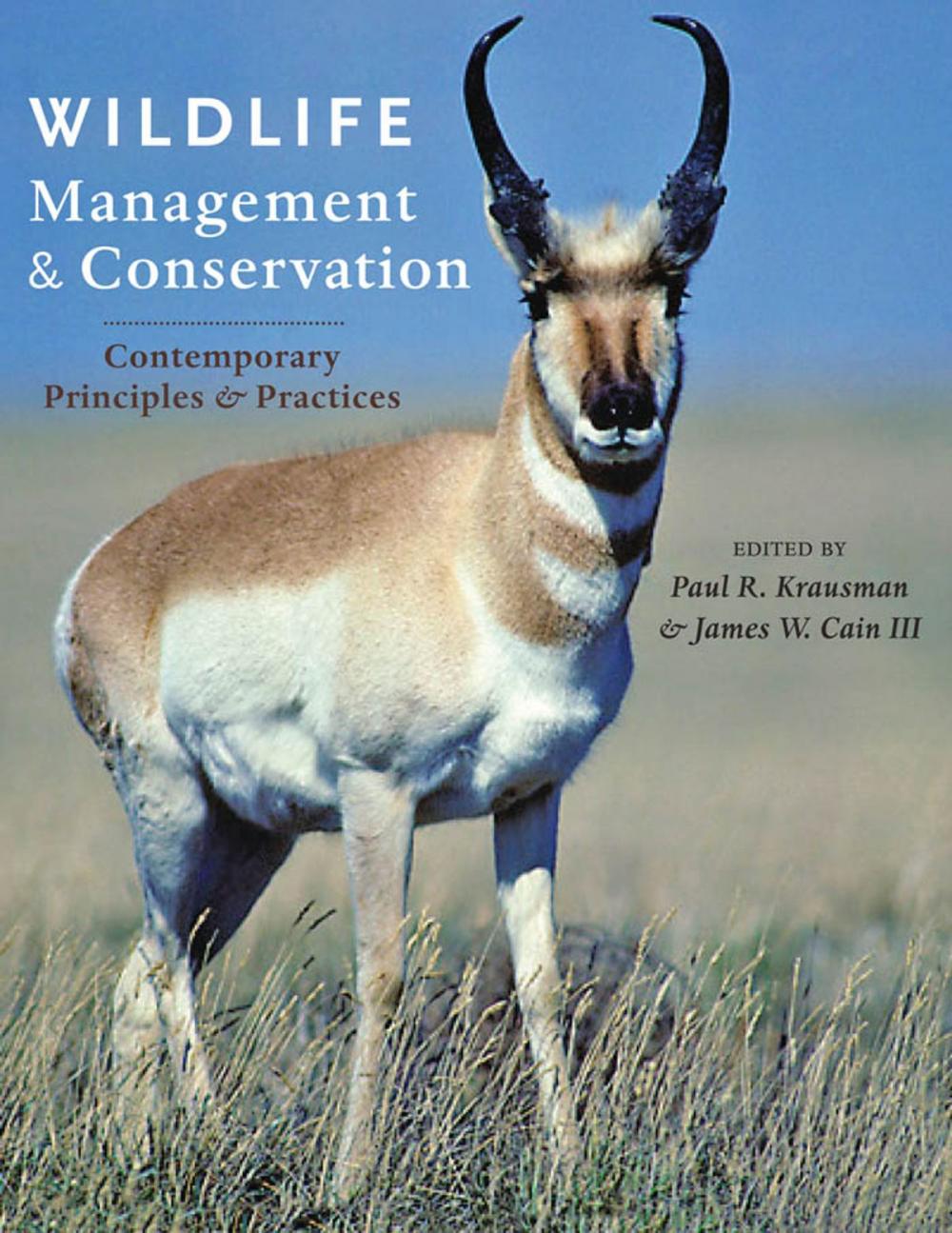 Big bigCover of Wildlife Management and Conservation