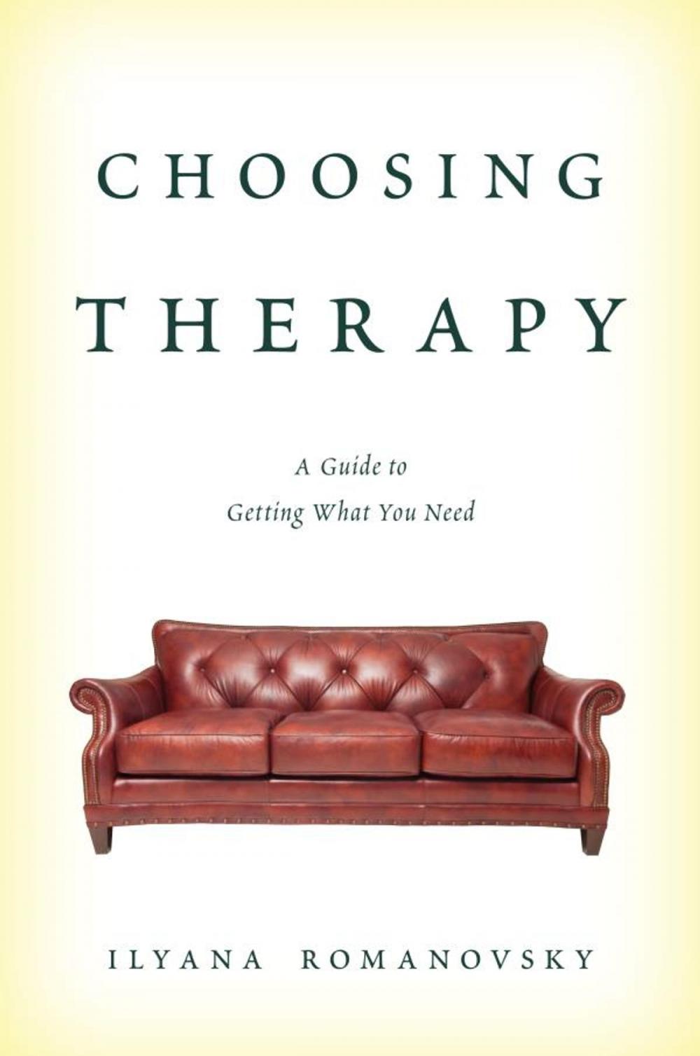 Big bigCover of Choosing Therapy