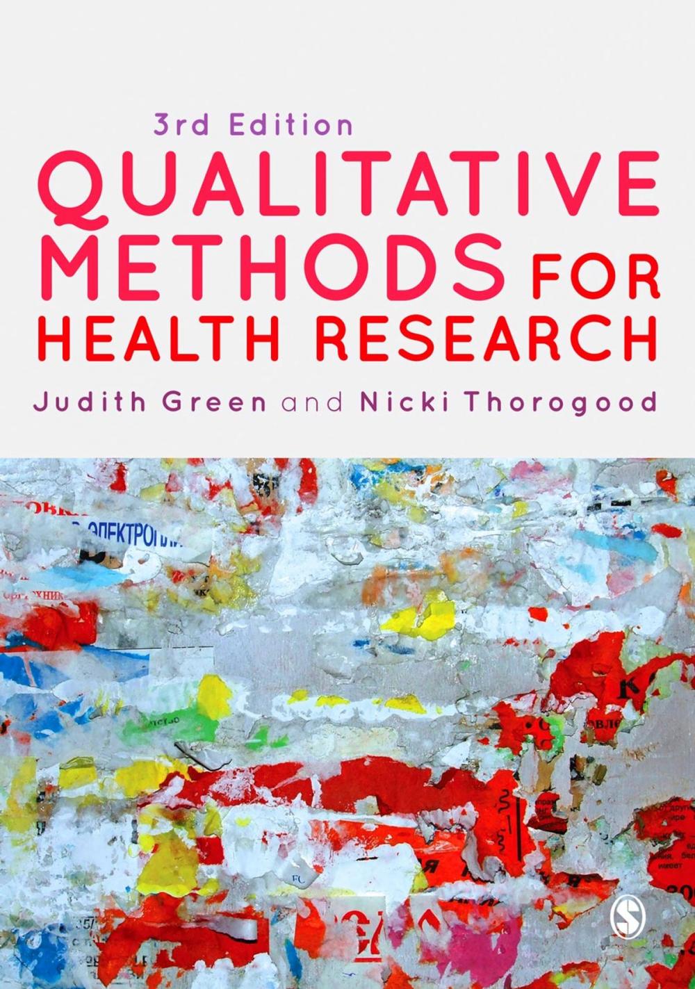 Big bigCover of Qualitative Methods for Health Research