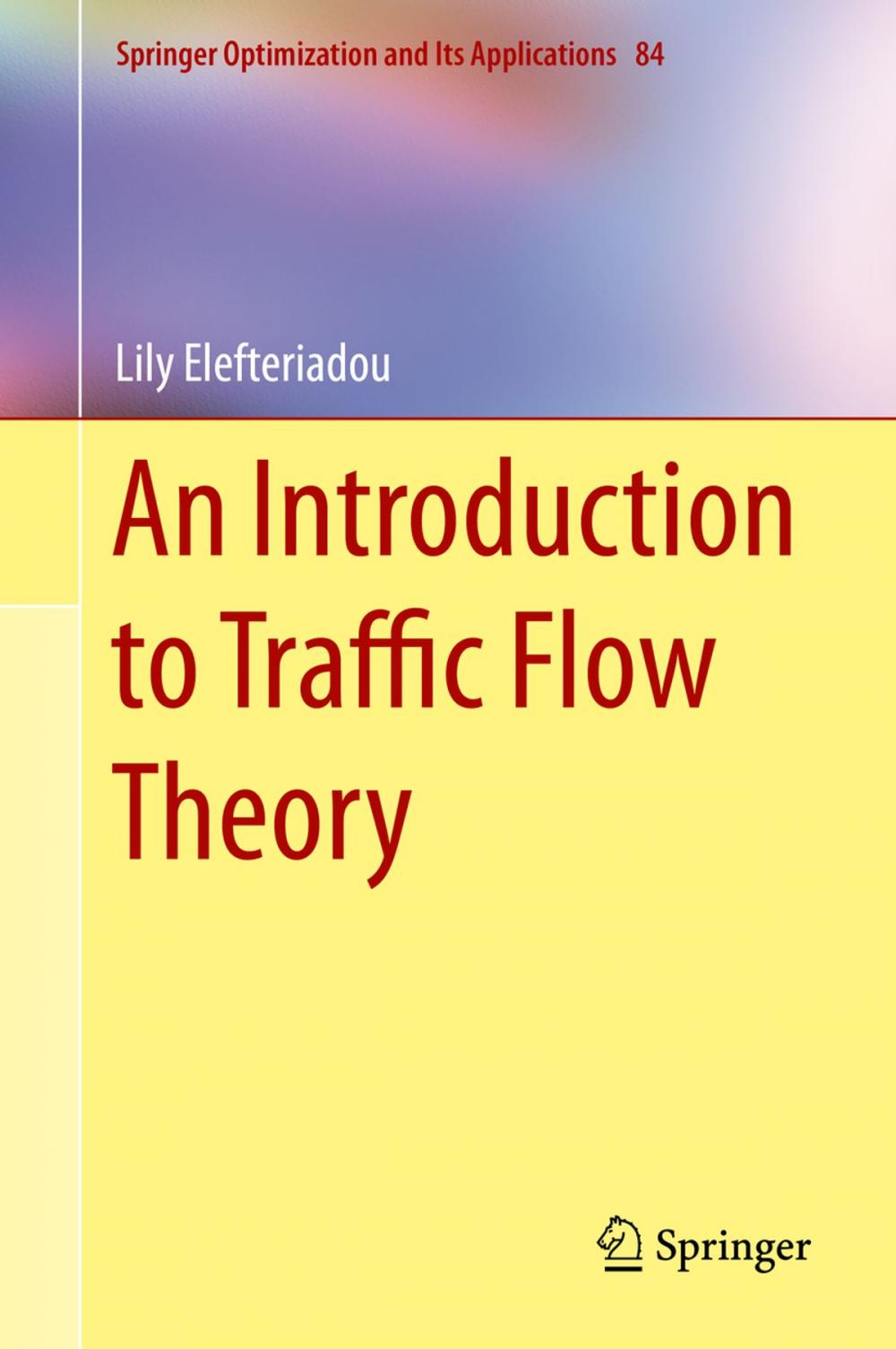 Big bigCover of An Introduction to Traffic Flow Theory