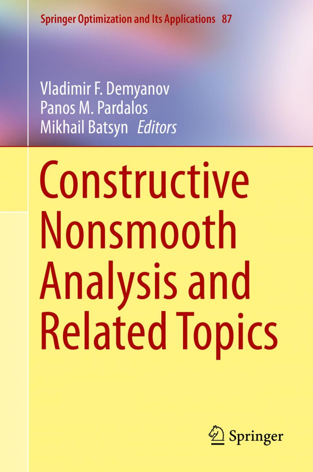 Big bigCover of Constructive Nonsmooth Analysis and Related Topics