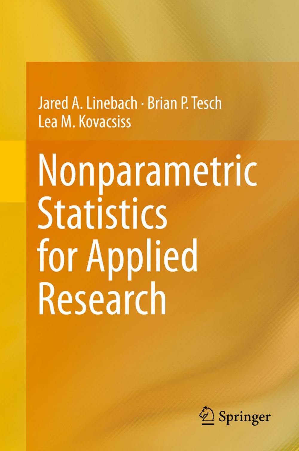 Big bigCover of Nonparametric Statistics for Applied Research