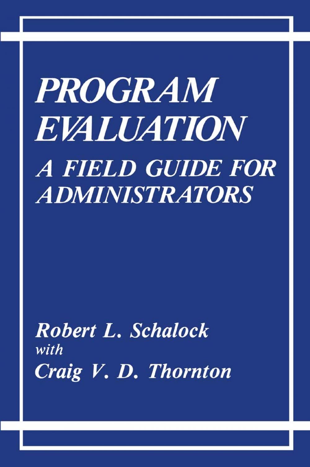 Big bigCover of Program Evaluation