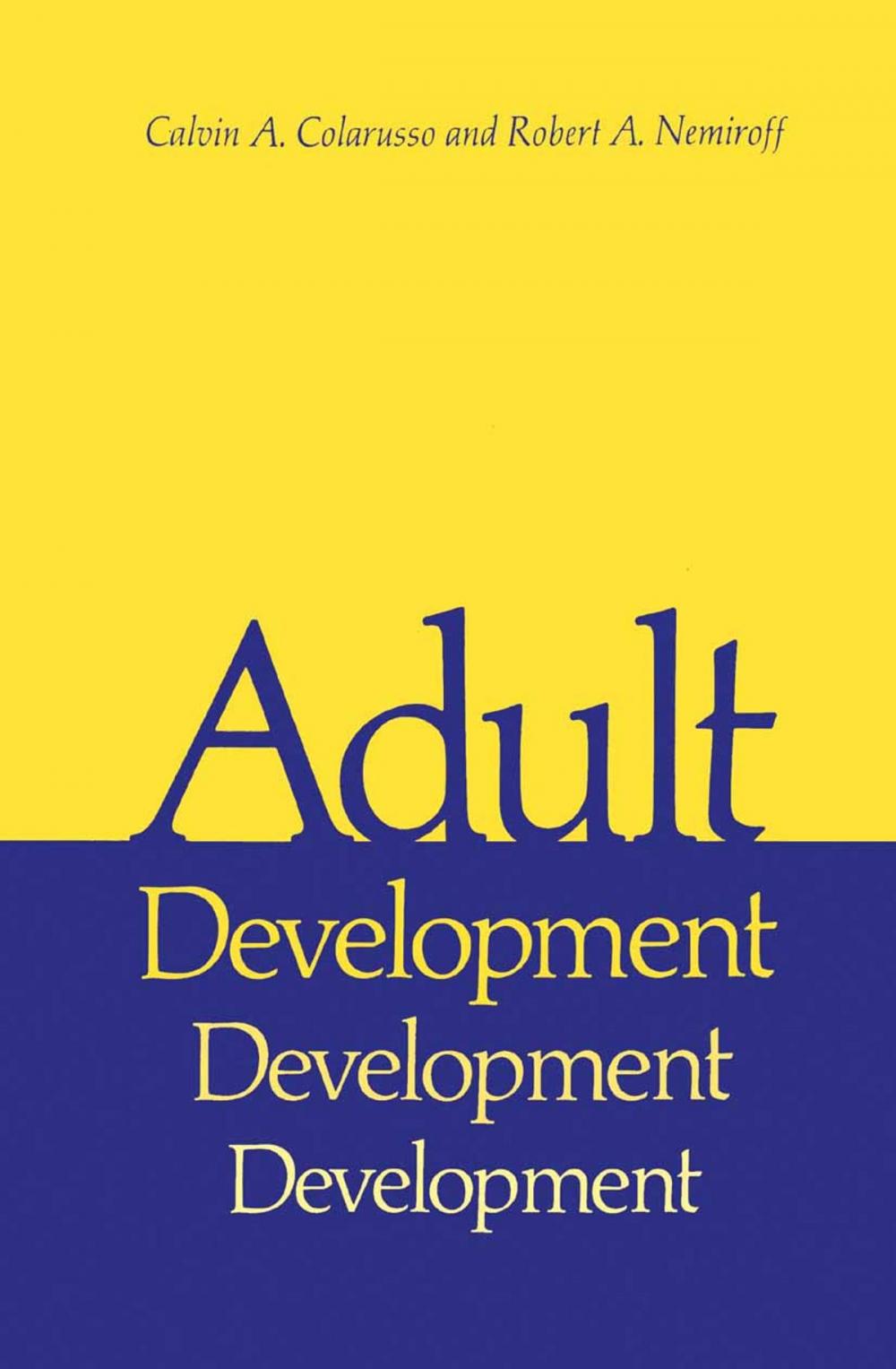 Big bigCover of Adult Development