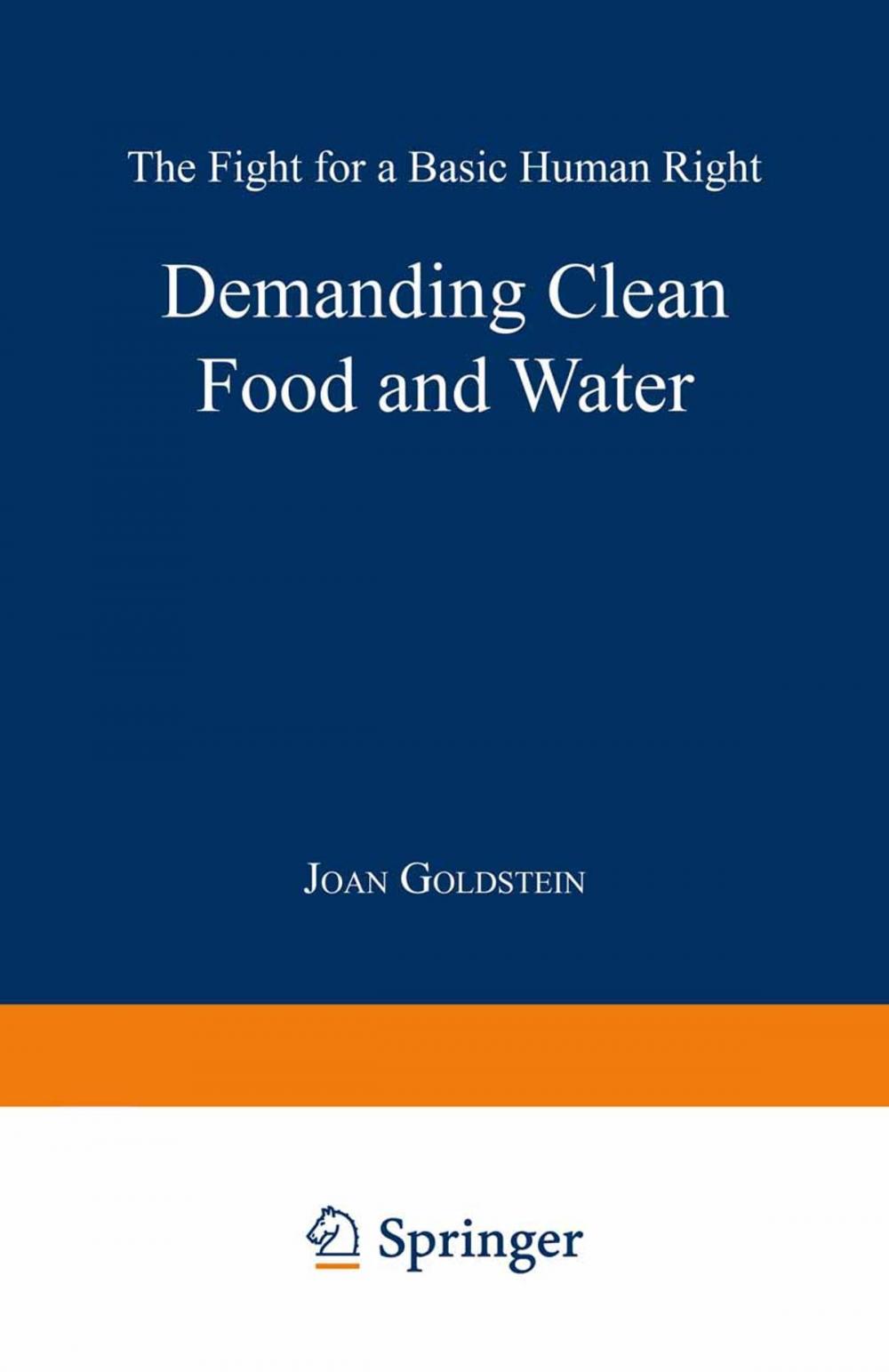 Big bigCover of Demanding Clean Food and Water