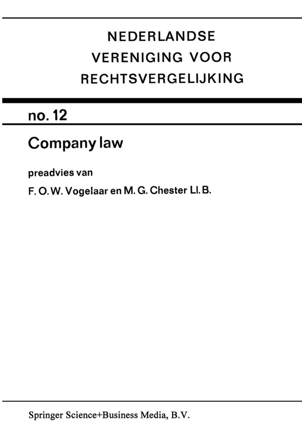 Big bigCover of Company Law