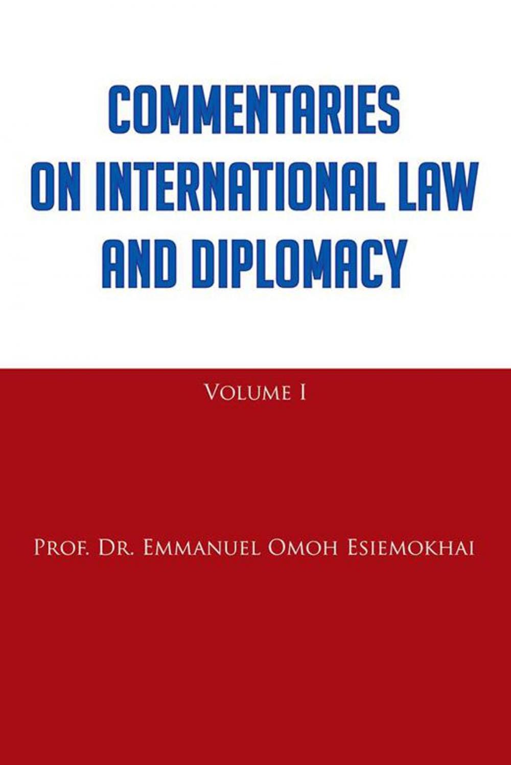 Big bigCover of Commentaries on International Law and Diplomacy