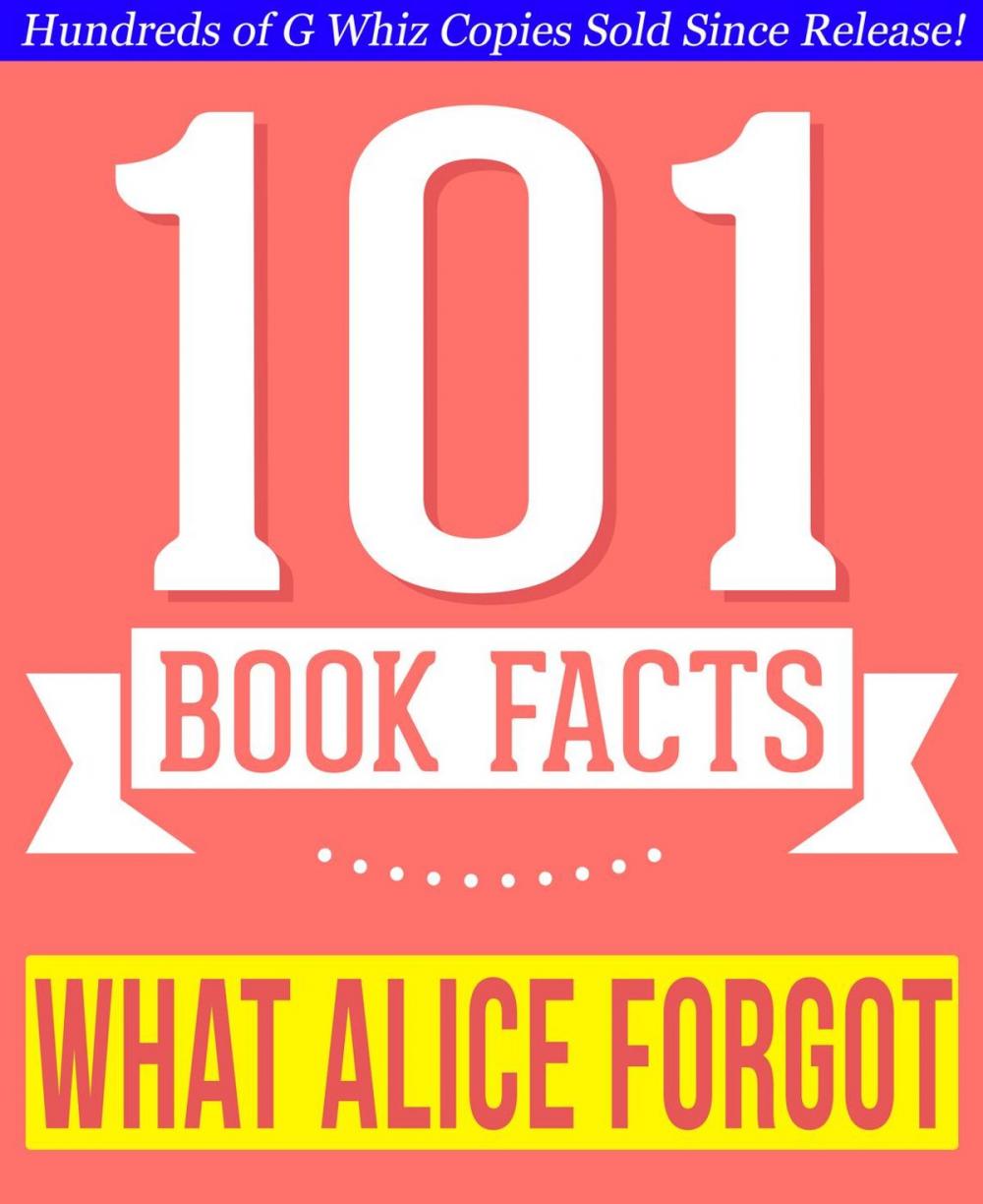 Big bigCover of What Alice Forgot - 101 Amazingly True Facts You Didn't Know