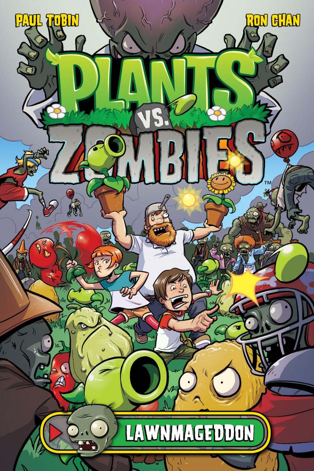 Big bigCover of Plants vs. Zombies Volume 1: Lawnmageddon