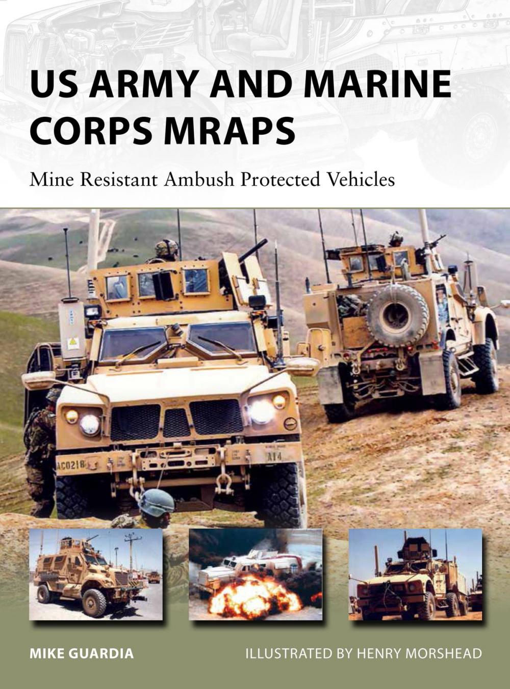 Big bigCover of US Army and Marine Corps MRAPs