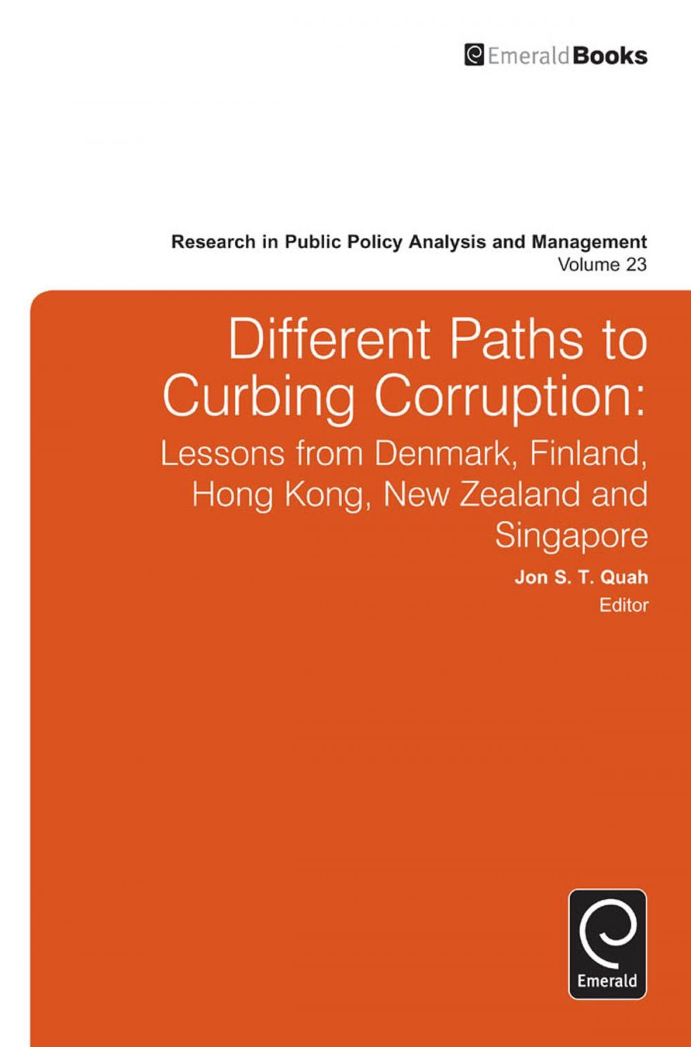 Big bigCover of Different Paths to Curbing Corruption