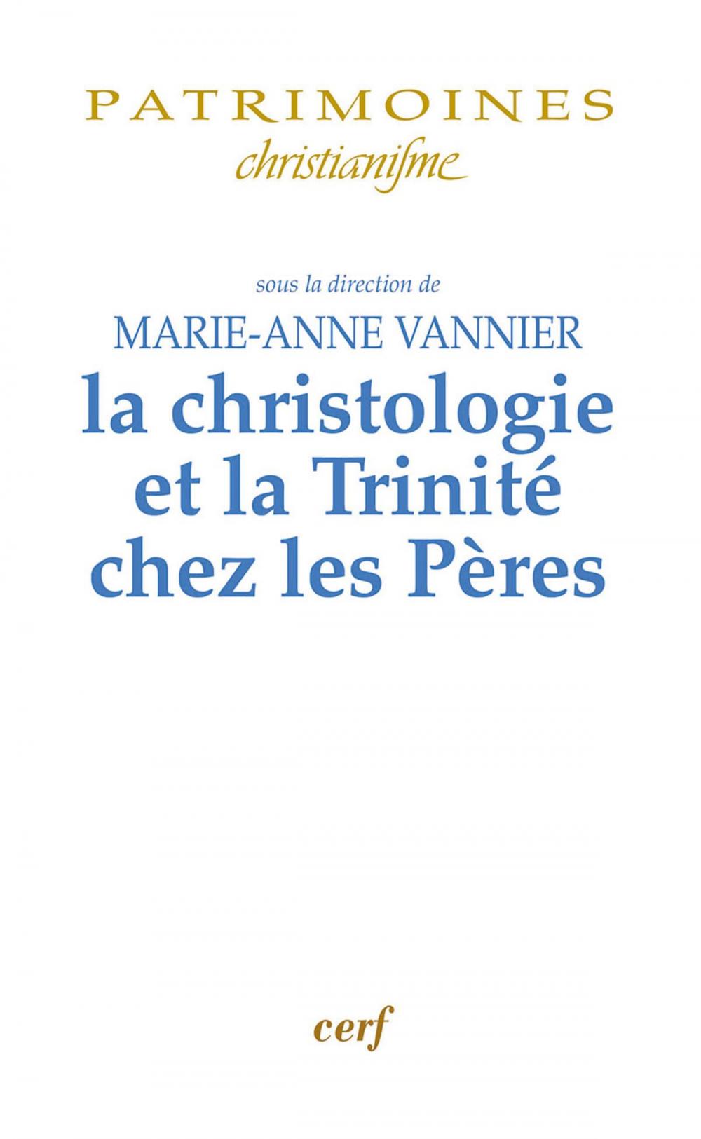 Big bigCover of La Christologie et la Trinité chez les Pères