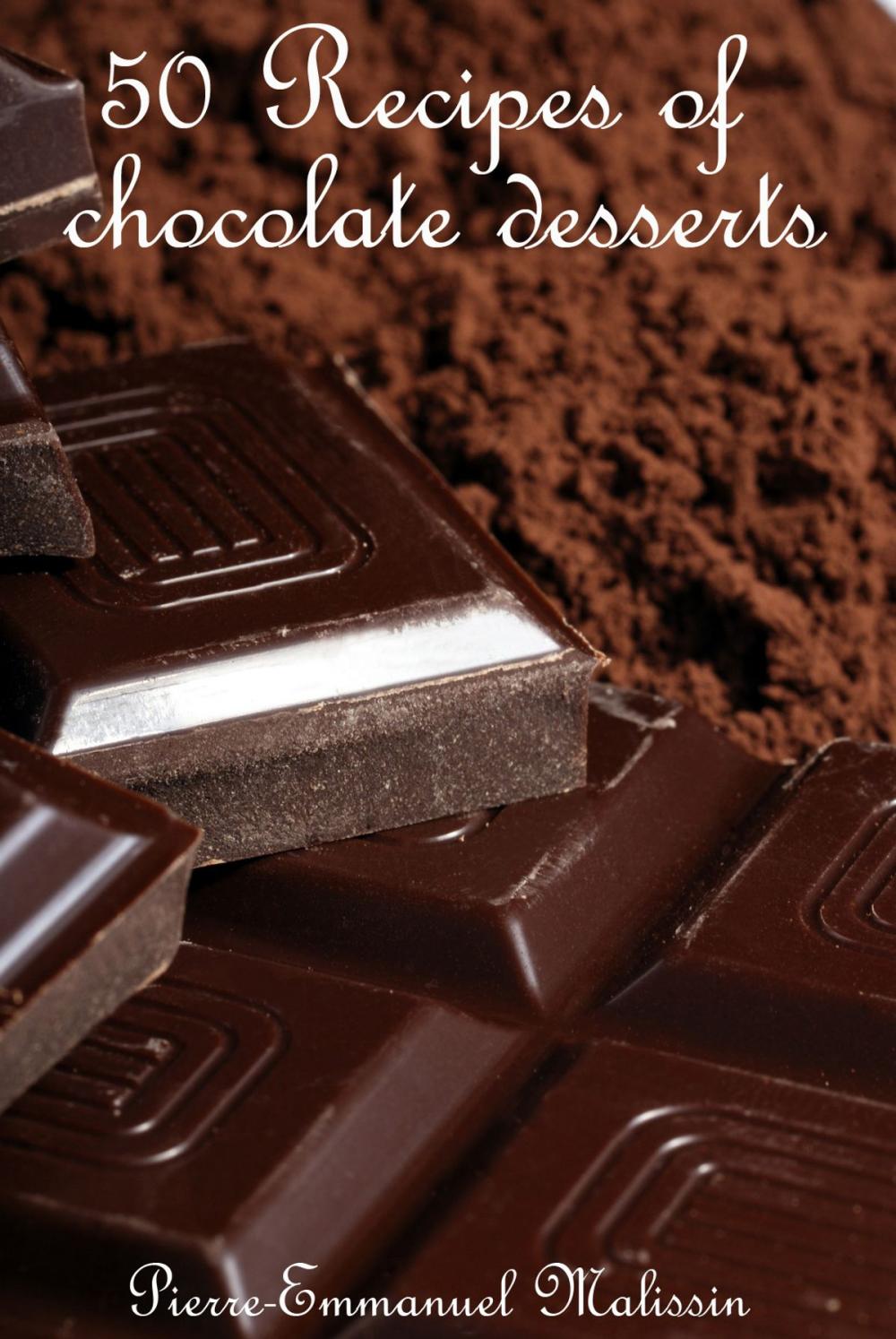 Big bigCover of 50 recipes of chocolate desserts