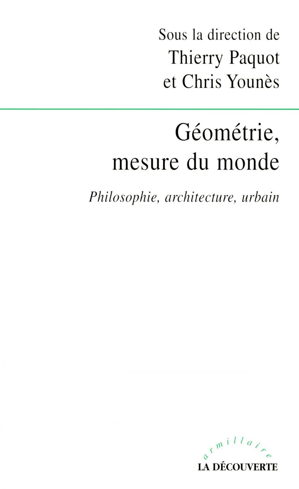 Big bigCover of Géométrie, mesure du monde