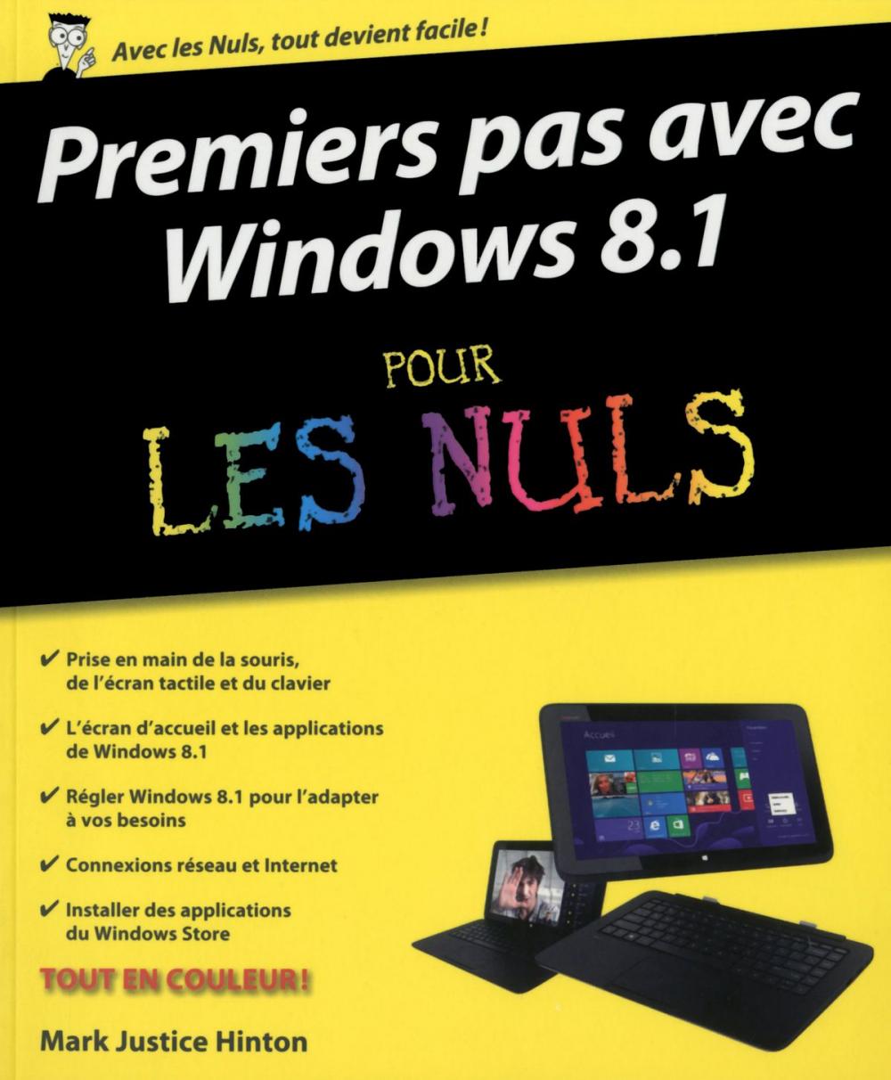 Big bigCover of Premiers pas avec Windows 8.1 pour les Nuls