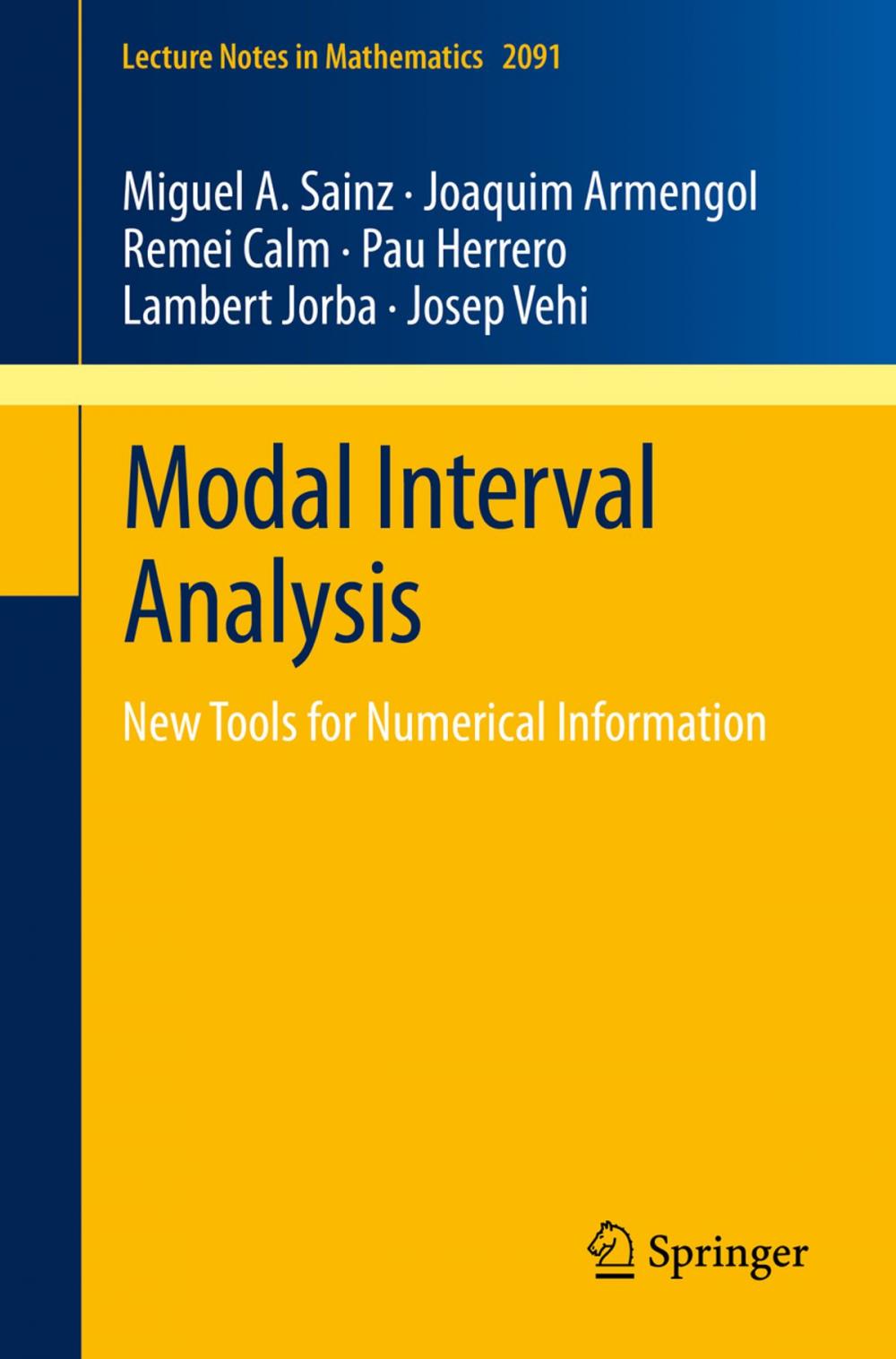 Big bigCover of Modal Interval Analysis