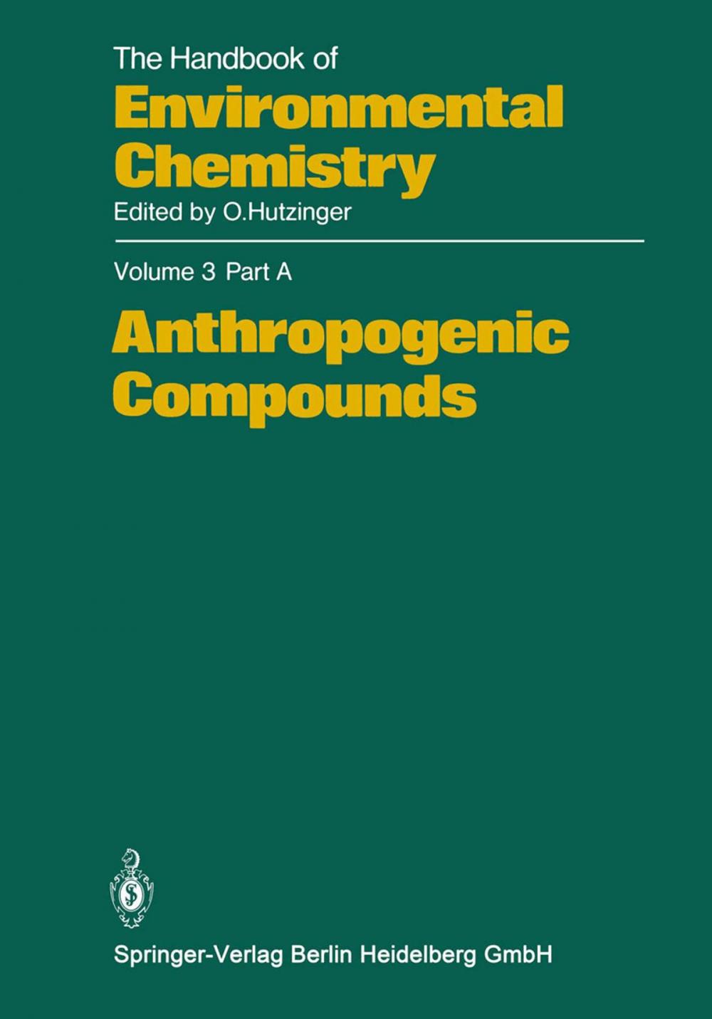 Big bigCover of Anthropogenic Compounds