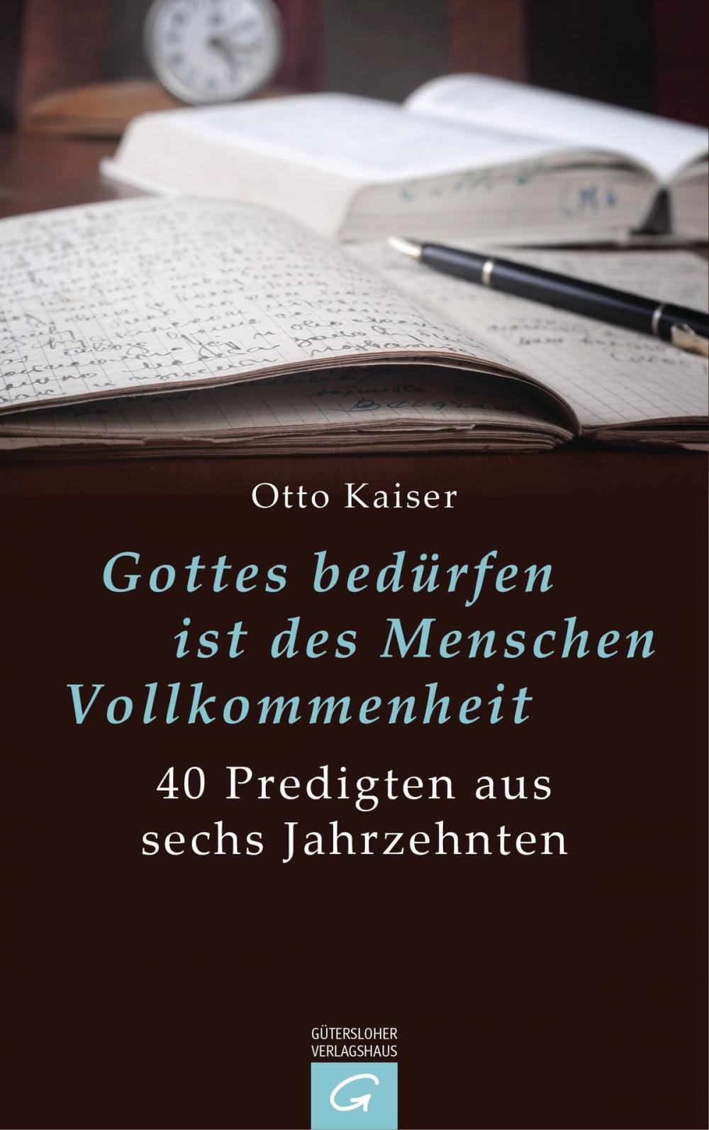 Big bigCover of Gottes bedürfen ist des Menschen Vollkommenheit