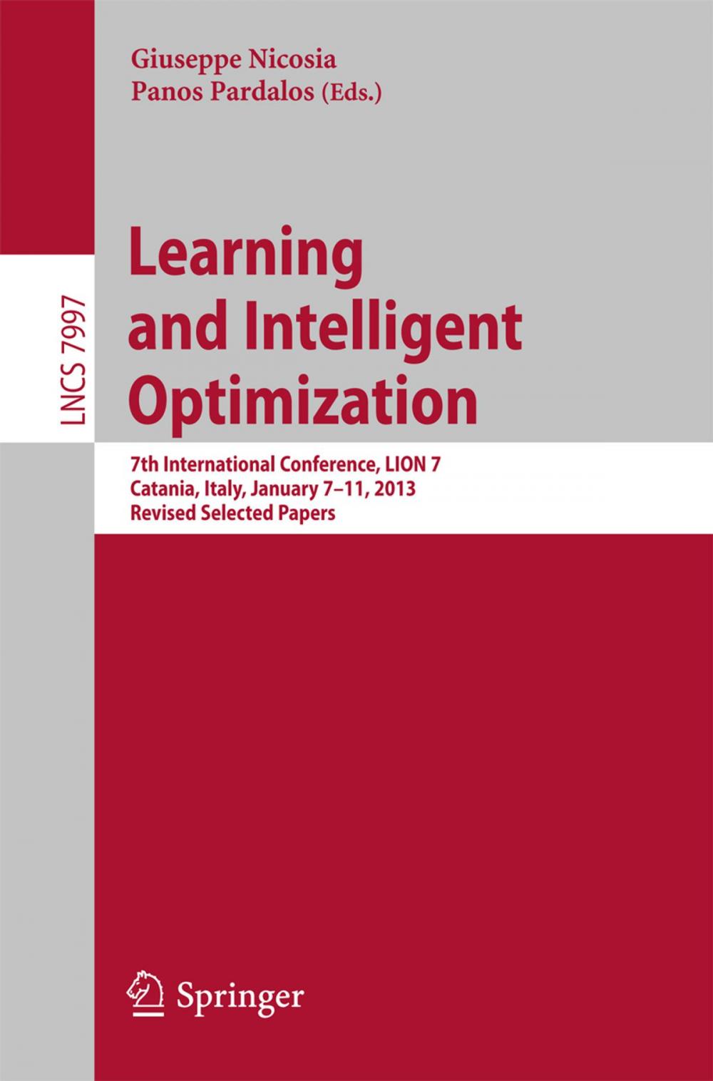 Big bigCover of Learning and Intelligent Optimization