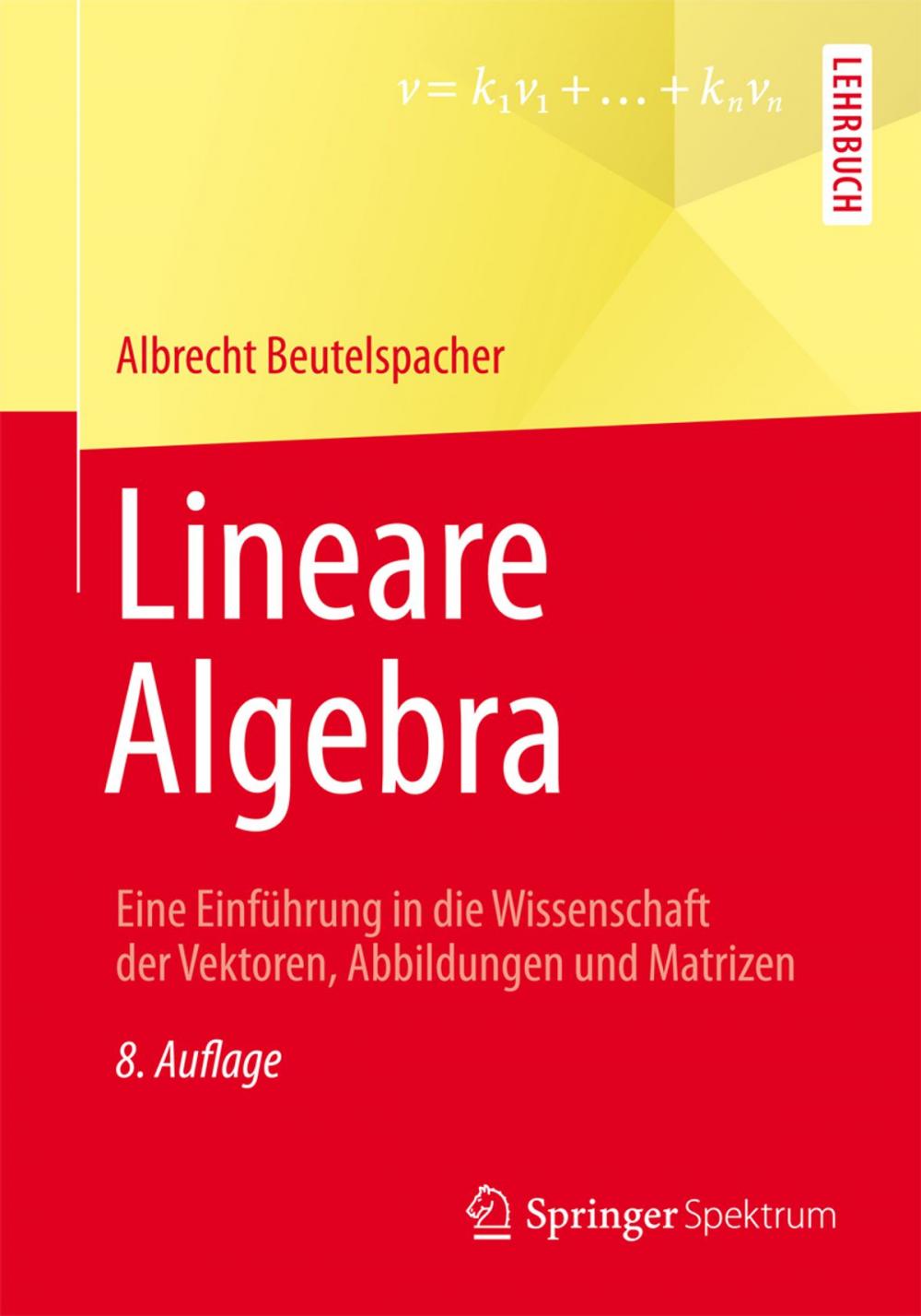 Big bigCover of Lineare Algebra