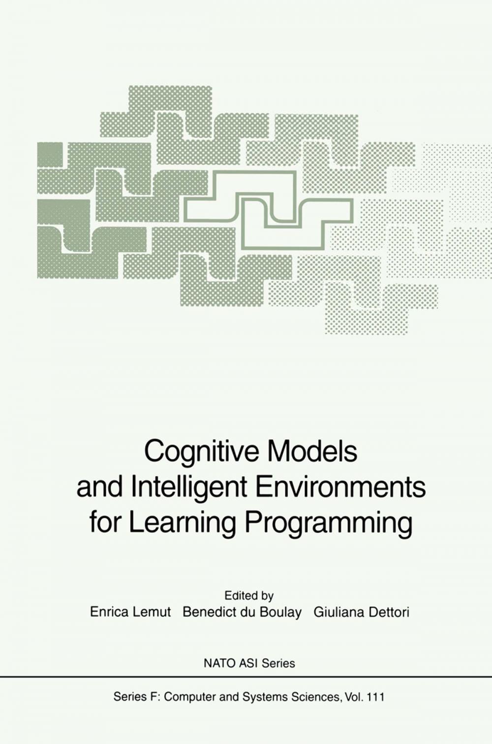 Big bigCover of Cognitive Models and Intelligent Environments for Learning Programming