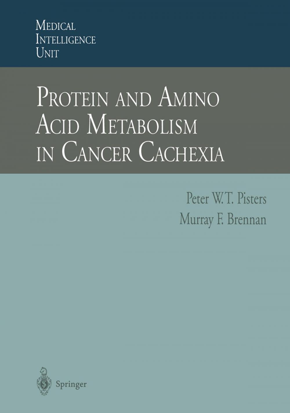 Big bigCover of Protein and Amino Acid Metabolism in Cancer Cachexia