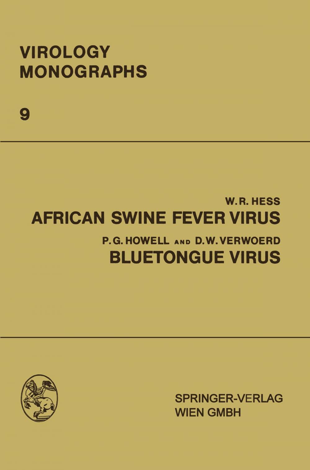 Big bigCover of African Swine Fever Virus