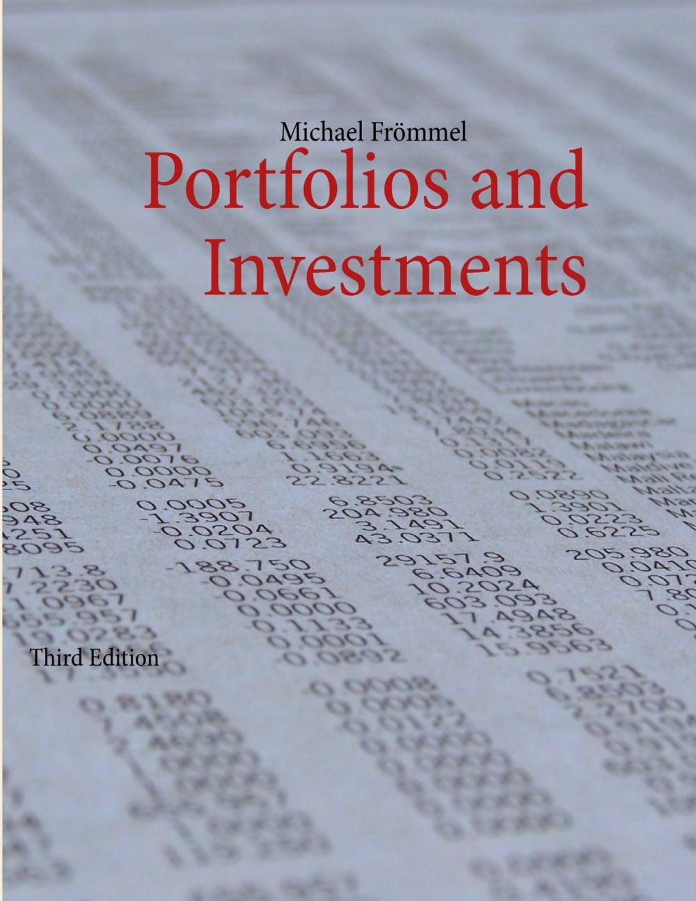 Big bigCover of Portfolios and Investments
