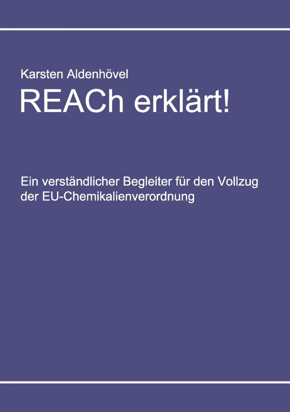 Big bigCover of REACh erklärt!