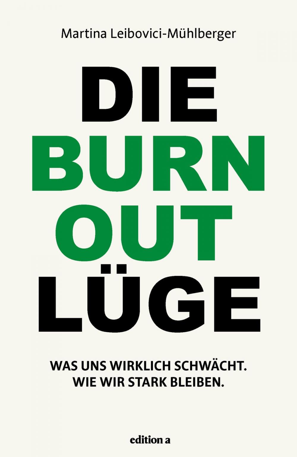 Big bigCover of Die Burnout Lüge