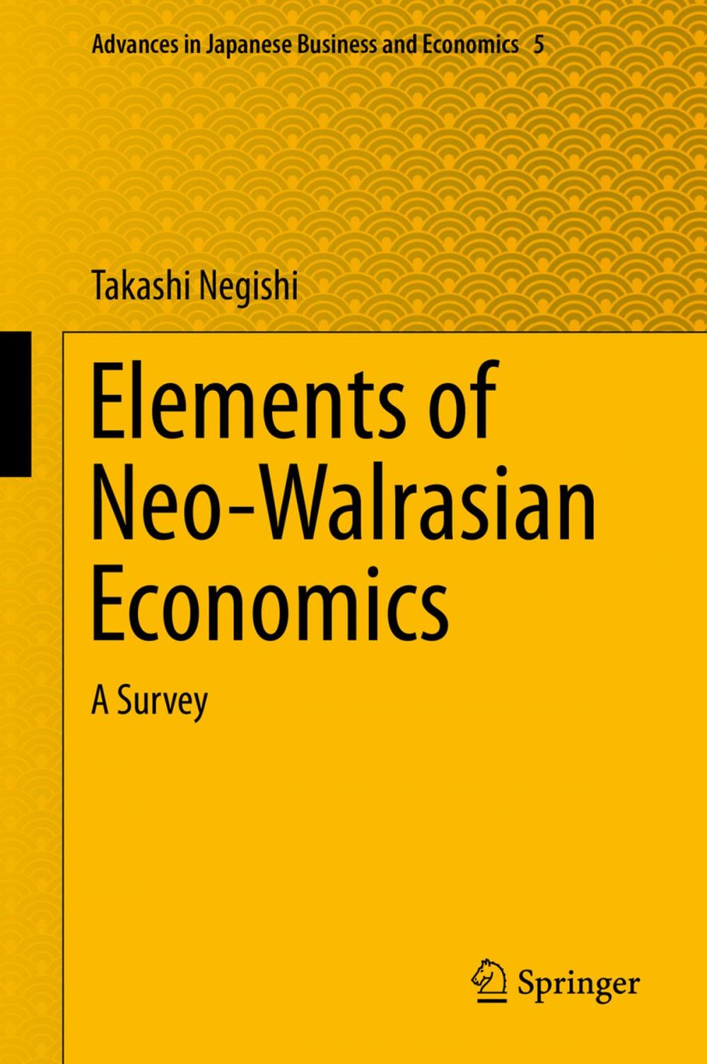 Big bigCover of Elements of Neo-Walrasian Economics