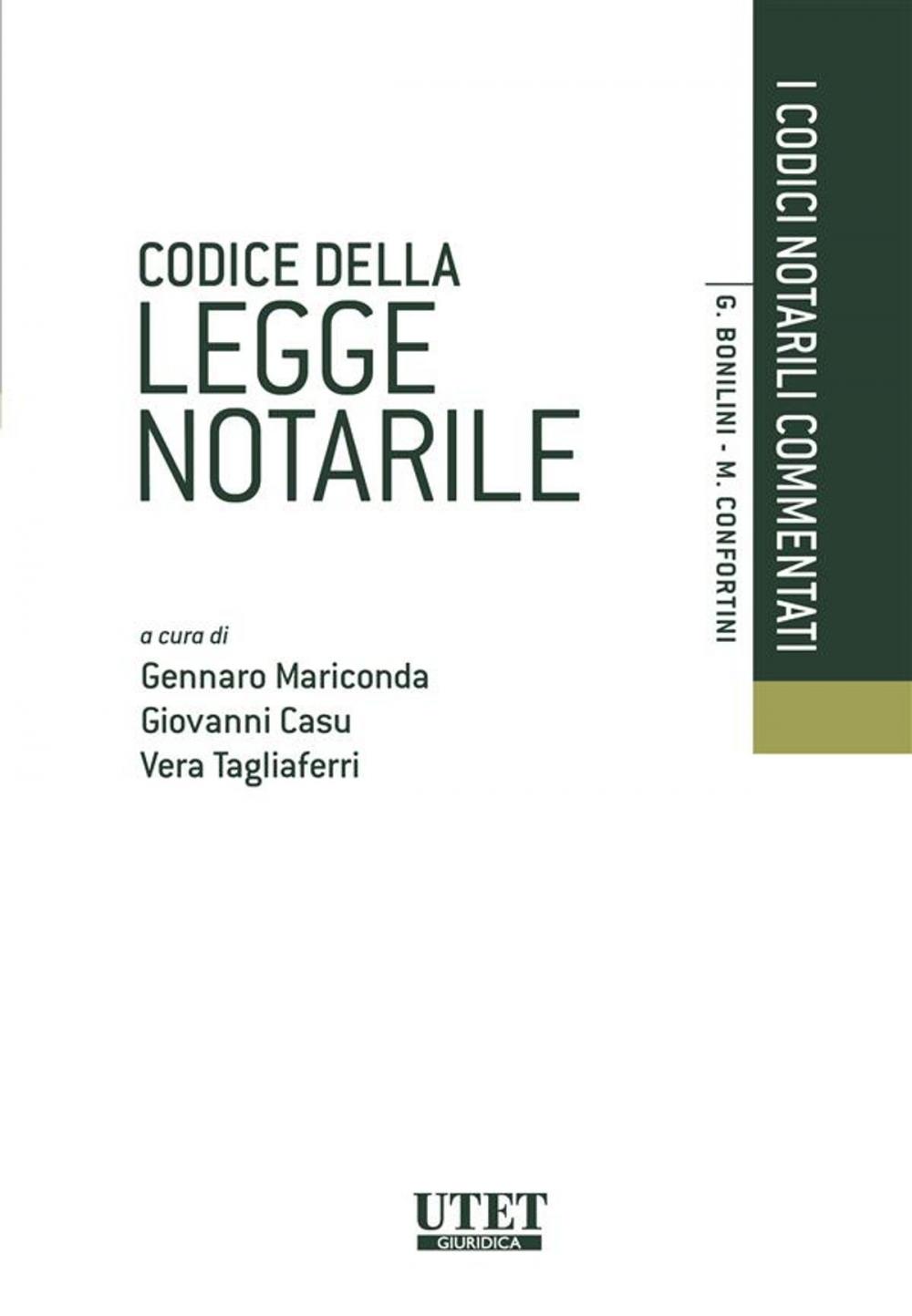 Big bigCover of Codice della legge notarile