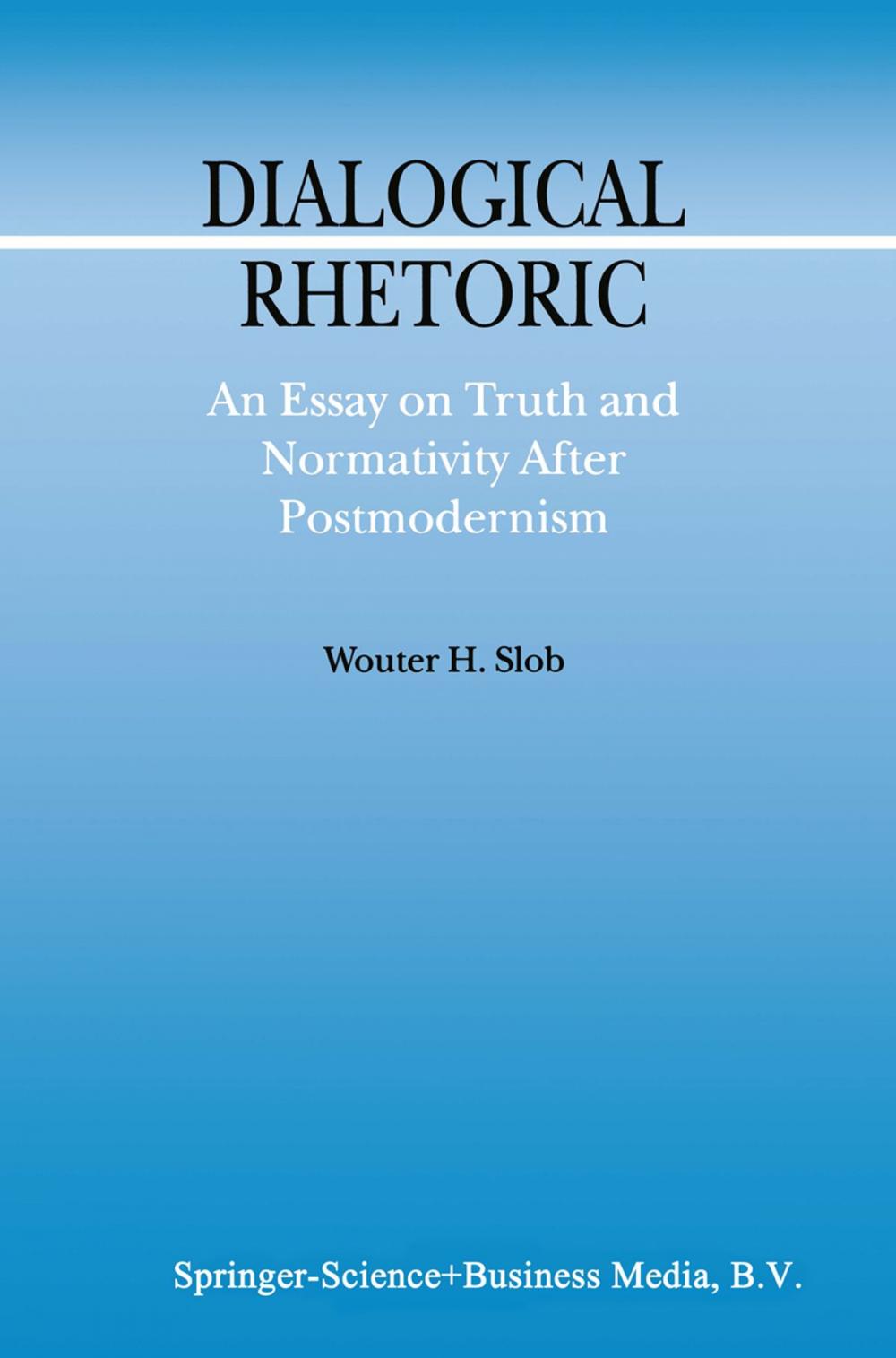 Big bigCover of Dialogical Rhetoric