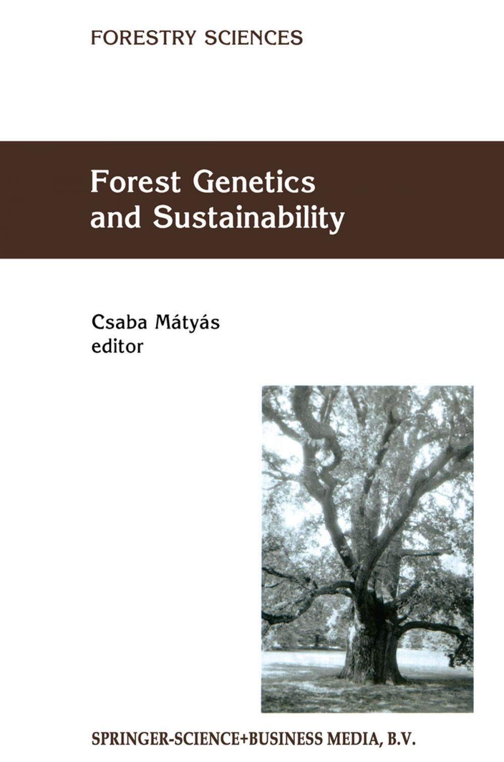 Big bigCover of Forest Genetics and Sustainability