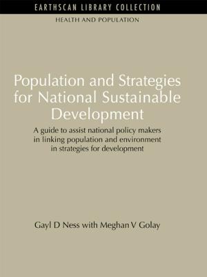 Cover of the book Population and Strategies for National Sustainable Development by Nikolas Coupland, Srikant Sarangi, Christopher N. Candlin