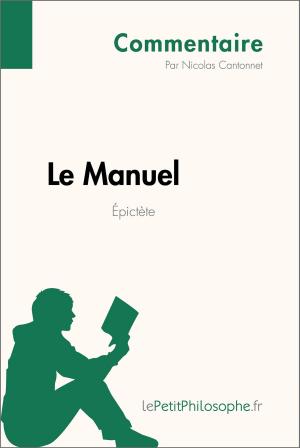 Cover of the book Le Manuel d'Épictète (Commentaire) by Natacha Cerf, lePetitPhilosophe.fr