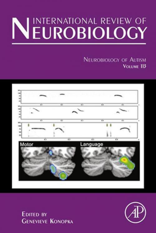 Cover of the book Neurobiology of Autism by Genevieve Konopka, Elsevier Science