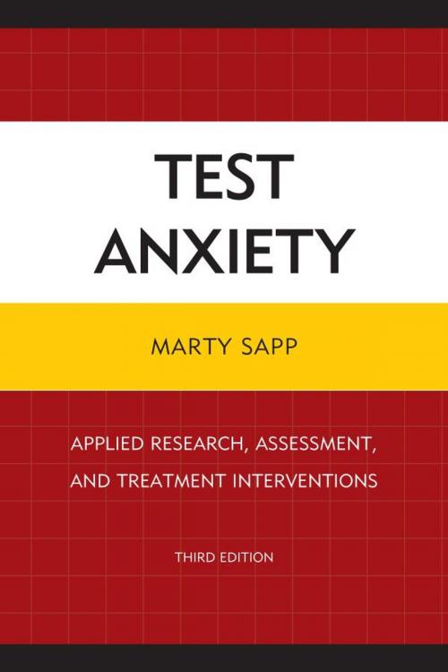 Cover of the book Test Anxiety by Marty Sapp, UPA