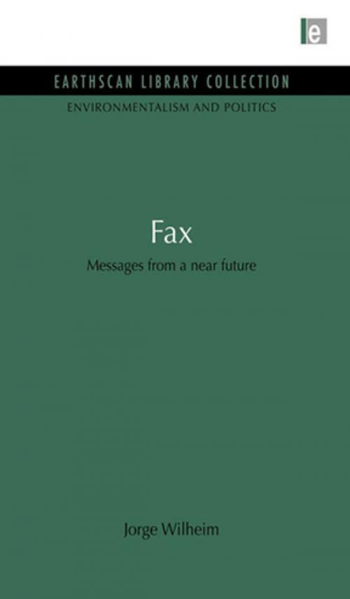 Cover of the book Fax by Jorge Wilheim, Taylor and Francis