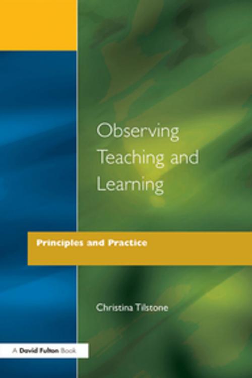 Cover of the book Observing Teaching and Learning by , Taylor and Francis