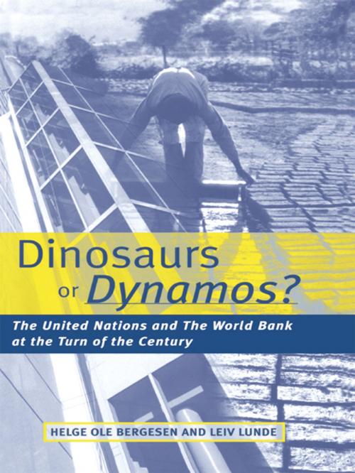 Cover of the book Dinosaurs or Dynamos by Helge Ole Bergesen, Leiv Lunde, Taylor and Francis